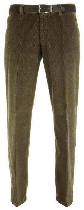 MENS Stretch Corduroy Madrid Corduroy Broek Khaki