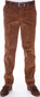 MENS Stretch Corduroy Madrid Corduroy Broek Midden Bruin