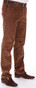 MENS Stretch Corduroy Madrid Corduroy Broek Midden Bruin