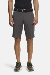 Meyer B-Arran Modern Active 4-Way-Stretch Bermuda Donker Grijs