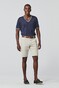 Meyer B-Palma Modern Cotton Twill Gabardine Stretch Bermuda Beige