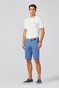 Meyer B-Palma Modern Cotton Twill Gabardine Stretch Bermuda Blauw