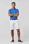 Meyer B-Palma Modern Cotton Twill Gabardine Stretch Bermuda Wit