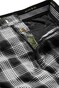Meyer B-St. Andrews Check Organic Cotton Bermuda Zwart