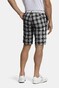 Meyer B-St. Andrews Check Organic Cotton Bermuda Zwart
