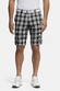 Meyer B-St. Andrews Check Organic Cotton Bermuda Zwart