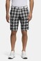 Meyer B-St. Andrews Check Organic Cotton Bermuda Zwart