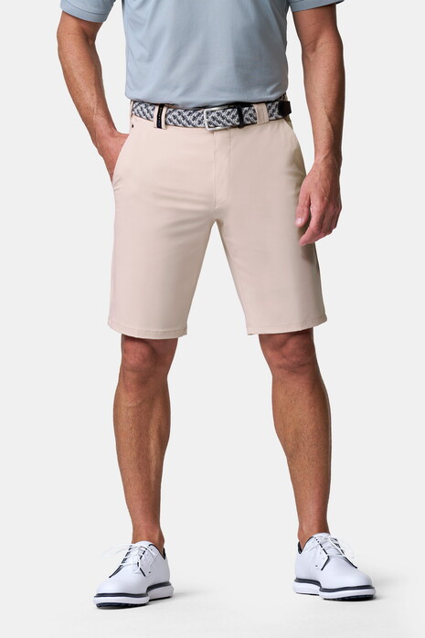 Meyer B-St. Andrews High-Performance 4-Way Stretch Bermuda Beige