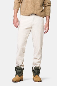 Meyer Bonn Active Corduroy Organic Cotton 2-Way Stretch Corduroy Broek Off White
