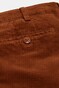 Meyer Bonn Active Corduroy Organic Cotton 2-Way Stretch Corduroy Broek Roest