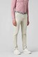 Meyer Bonn Constant Color Cotton Flat-Front Broek Beige