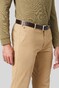 Meyer Bonn Constant Color Cotton Flat-Front Broek Camel