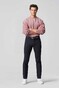 Meyer Bonn Constant Color Cotton Flat-Front Broek Navy