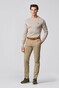 Meyer Bonn Constant Color Cotton Flat-Front Broek Stone Beige
