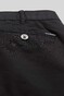 Meyer Bonn Constant Color Cotton Flat-Front Broek Zwart