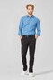 Meyer Bonn Constant Color Cotton Flat-Front Broek Zwart