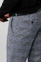 Meyer Bonn Contrasting Glen Check Organic Cotton Broek Blauw