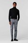Meyer Bonn Contrasting Glen Check Organic Cotton Broek Blauw