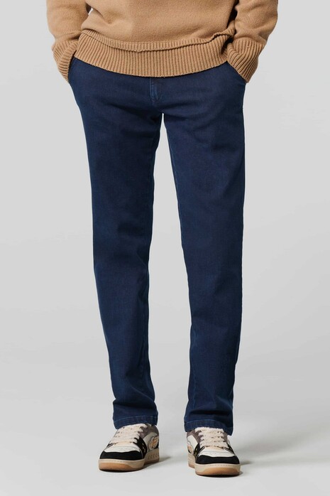 Meyer Bonn Cotton Tencel Luxury Denim Jeans Marine
