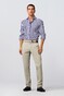 Meyer Bonn Fine Micro Pattern 2-Way Stretch Broek Beige