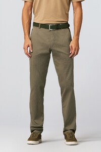 Meyer Bonn Fine Micro Pattern 2-Way Stretch Pants Camel