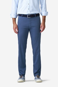 Meyer Bonn Fine Structure High Comfort Stretch Pants Blue