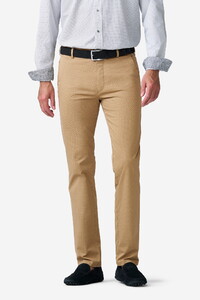 Meyer Bonn Fine Structure High Comfort Stretch Pants Camel