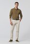 Meyer Bonn Katoen Linnen Stretch Chino Broek Beige