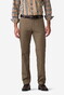 Meyer Bonn Luxury Cotton Silk 2-Way Stretch Broek Bruin