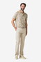 Meyer Bonn Luxury Cotton Silk 2-Way Stretch Broek Licht Zand