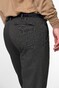 Meyer Bonn Micro Texture Pattern Fantasy Comfort 2-Way Stretch Broek Donker Grijs