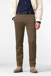 Meyer Bonn Micro Texture Pattern Fantasy Comfort 2-Way Stretch Pants Stone