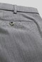 Meyer Bonn Modern Fine Gabardine Bistretch Wool Blend Broek Grijs