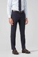 Meyer Bonn Modern Fine Gabardine Bistretch Wool Blend Broek Navy