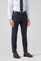 Meyer Bonn Modern Fine Gabardine Bistretch Wool Blend Broek Navy
