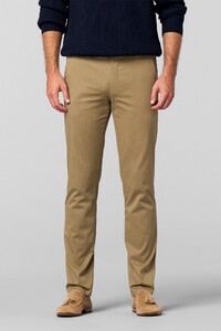 Meyer Bonn Organic Cotton Micro Pattern Pants Camel