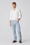 Meyer Bonn Subtle Micro Structure Cotton Chino Broek Licht Blauw