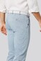 Meyer Bonn Subtle Micro Structure Cotton Chino Broek Licht Blauw