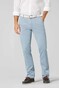 Meyer Bonn Subtle Micro Structure Cotton Chino Broek Licht Blauw