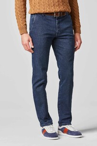 Meyer Bonn Super-Stretch Denim Jeans Blue Stone