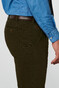 Meyer Bonn Super-Stretch Luxury Heavy Twill Organic Cotton Broek Dark Olive