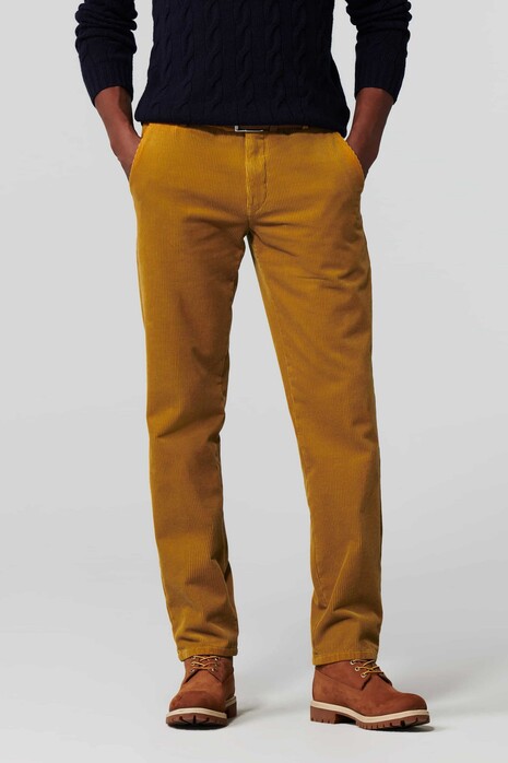 Meyer Bonn Superstretch Premium Corduroy Corduroy Broek Amber