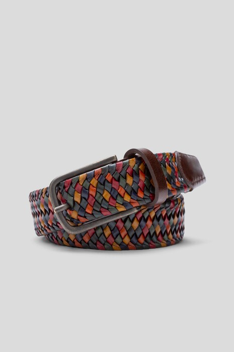Meyer Braid Elastic Super Stretch Leather Riem Multicolor