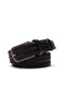 Meyer Braid Elastic Super Stretch Leather Riem Zwart