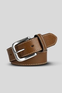 Meyer Casual Leather Uni Color Riem Licht Bruin
