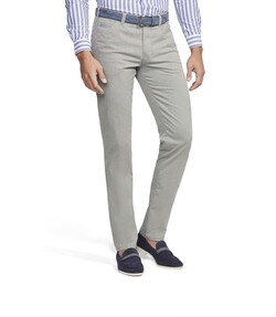 Meyer Chicago Bi-Color Micro Design Subtle Texture Pants Stone