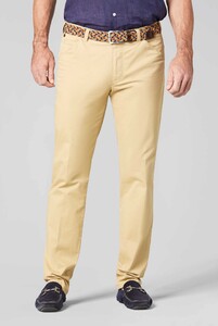 Meyer Chicago Micro Pattern Organic Cotton Pants Corn