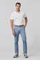 Meyer Chicago Organic Cotton Two-Tone Super-Stretch Broek Blauw