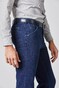 Meyer Chicago Super-Stretch Cotton-Wool Denim Jeans Dark Blue Stone