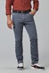 Meyer Chicago Two-Tone Organic Cotton Stretch Broek Blauw